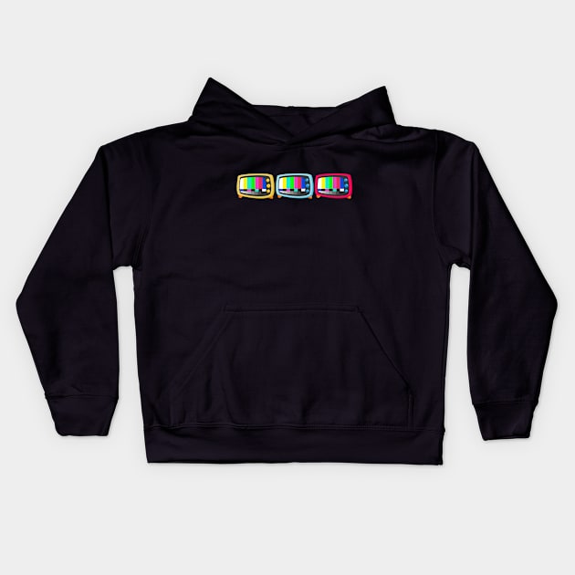 standby retro tv Kids Hoodie by prettyguardianstudio